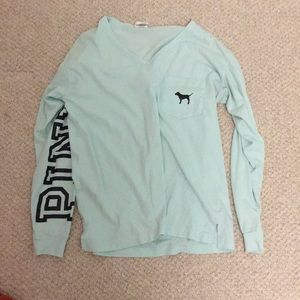 Victoria’s Secret pink shirt